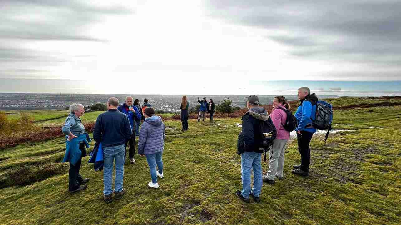 Bradford Concert Band Walk on Baildon Moor 29 Oct 2023 Photos