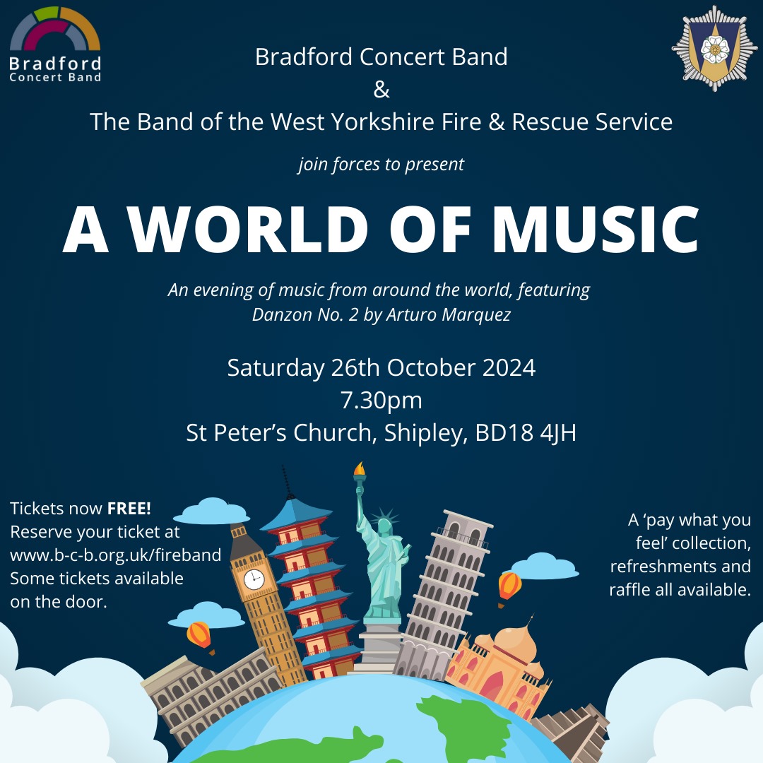 Joint Concert - Bradford Concert Band and The Fire Band